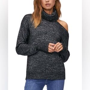 PAIGE UNWORN Raundi sweater black w/ silver metallic Size M